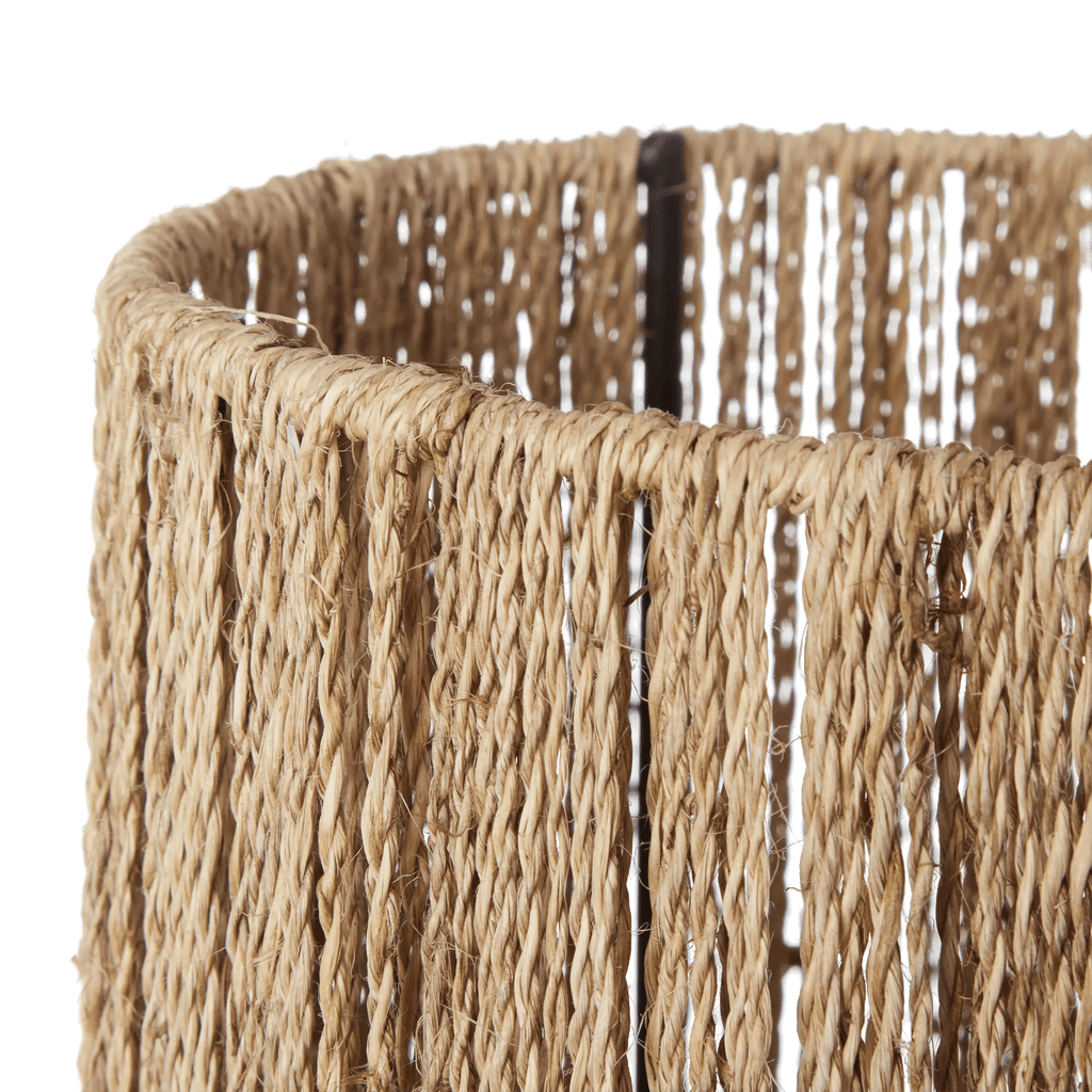 Hemp Rope Tube Floor Lamp