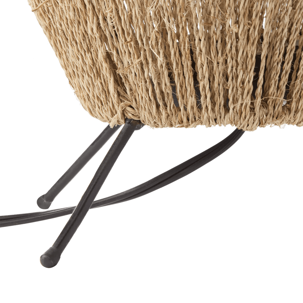 Hemp Rope Tube Floor Lamp