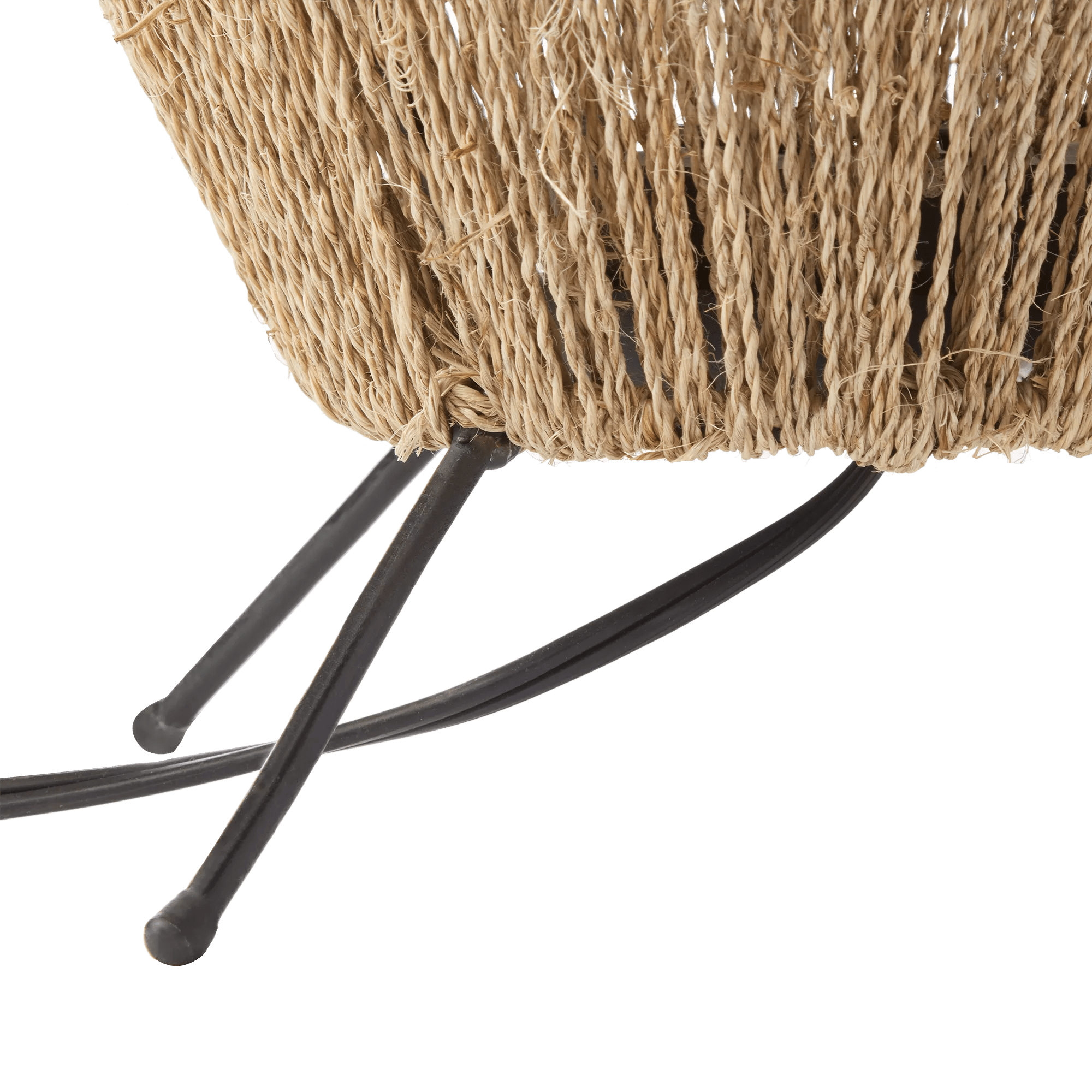 Hemp Rope Tube Floor Lamp