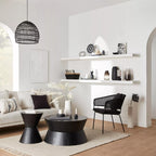 Black Wood Raised Tray