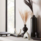 Black Wood Raised Tray