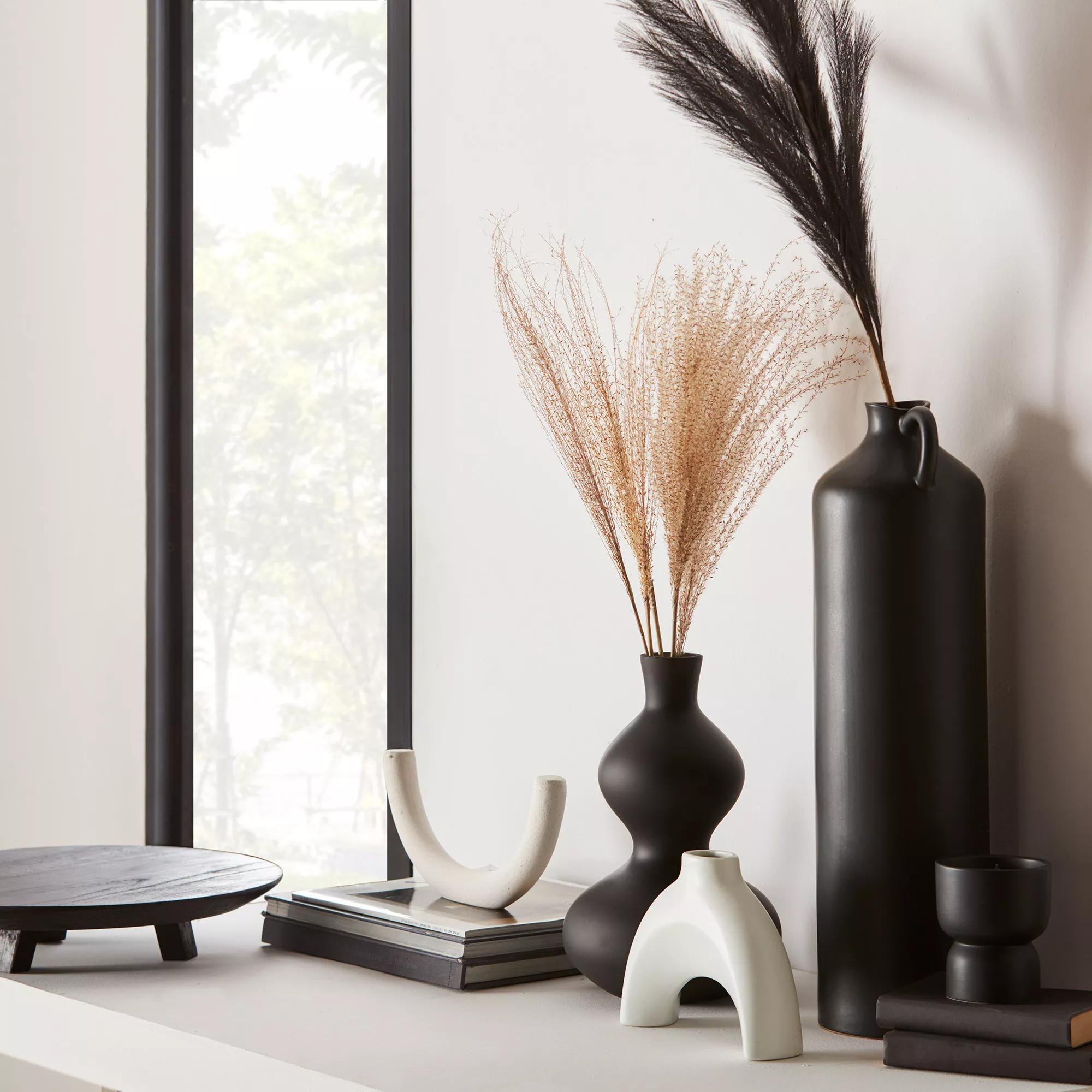 Black Wood Raised Tray