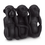 Three Wise Monkeys Resin Statuettes