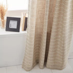 Saara Beige Back-Tab Curtain