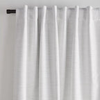 White Dayni Blackout Back-Tab Curtain