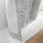 Blue Hadas Grommet Blackout Curtain