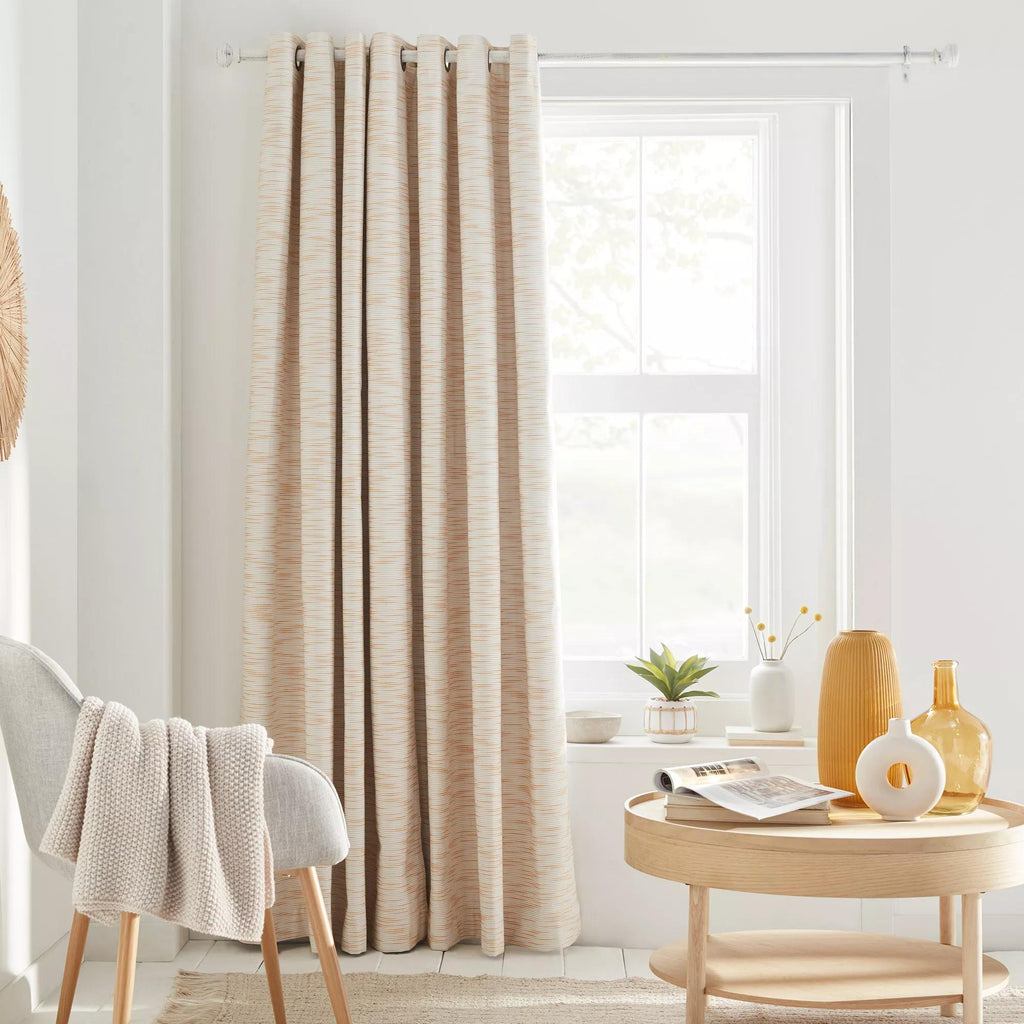 Ochre Hadas Grommet Blackout Curtain