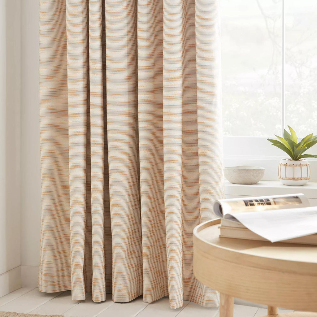 Ochre Hadas Grommet Blackout Curtain