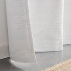White Dayni Blackout Back-Tab Curtain