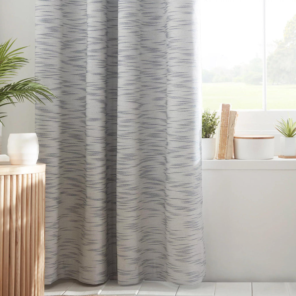 Blue Hadas Grommet Blackout Curtain