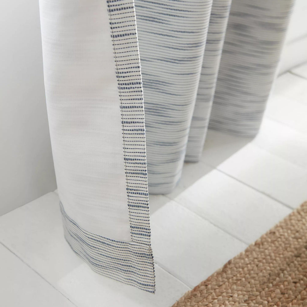 Blue Hadas Grommet Blackout Curtain