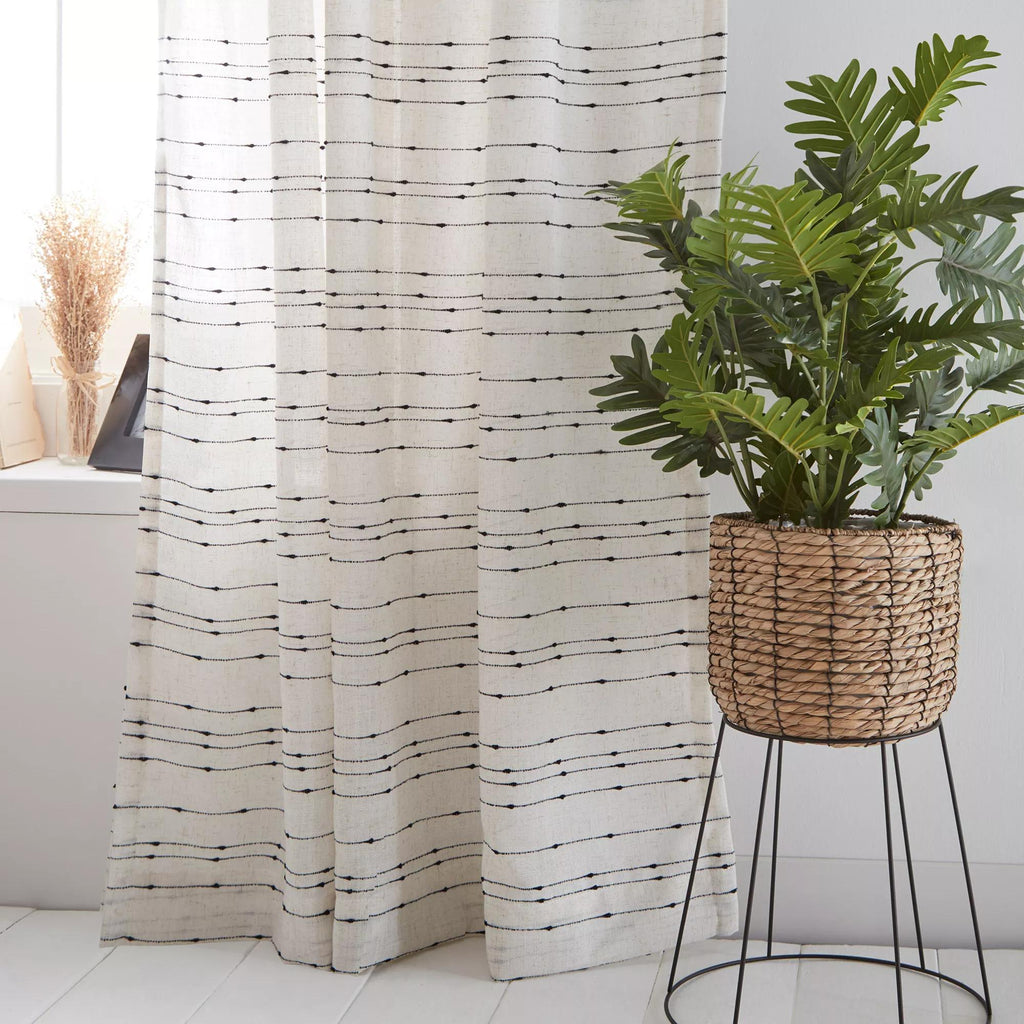 Jocas Back-Tab/Rod-Pocket Curtain