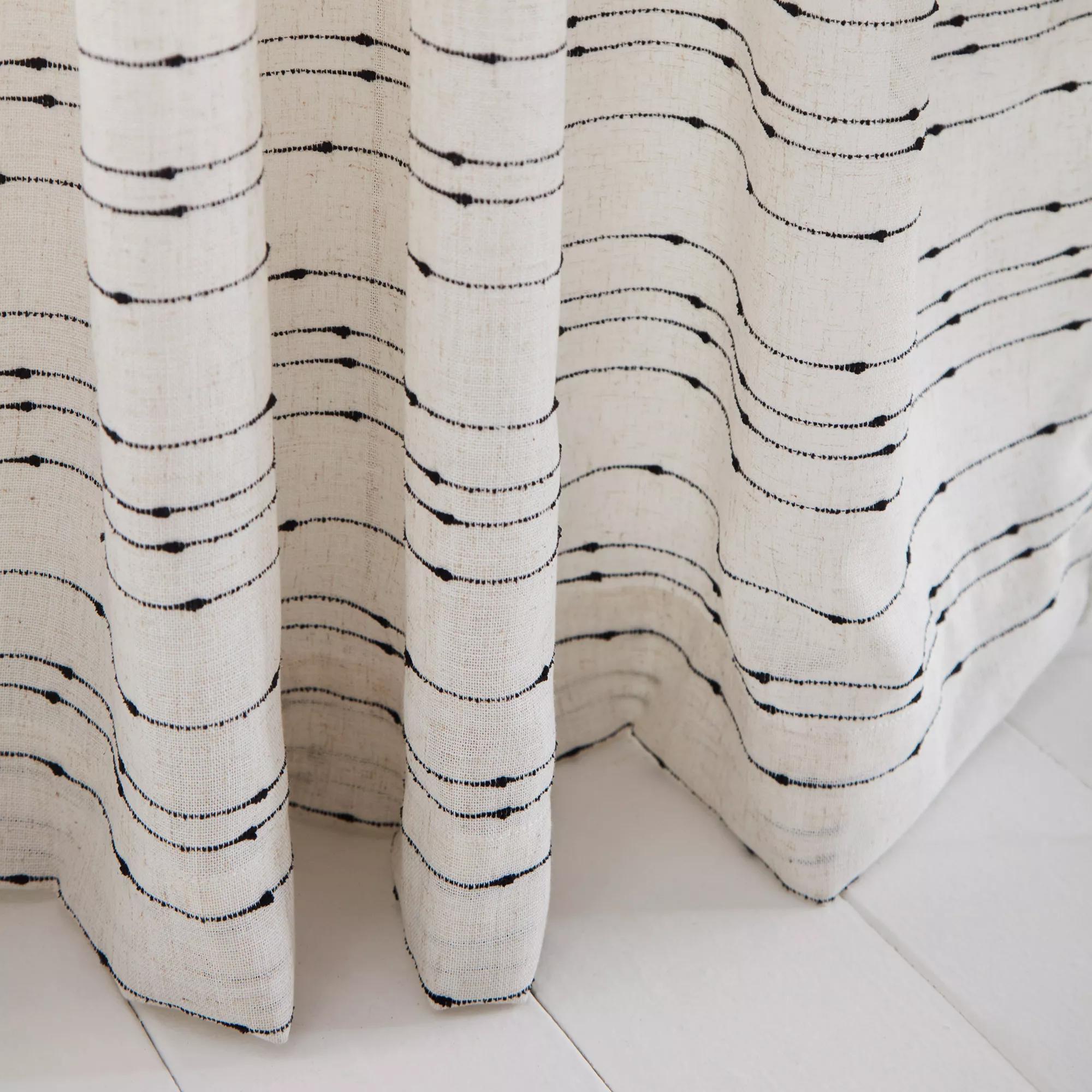 Jocas Back-Tab/Rod-Pocket Curtain