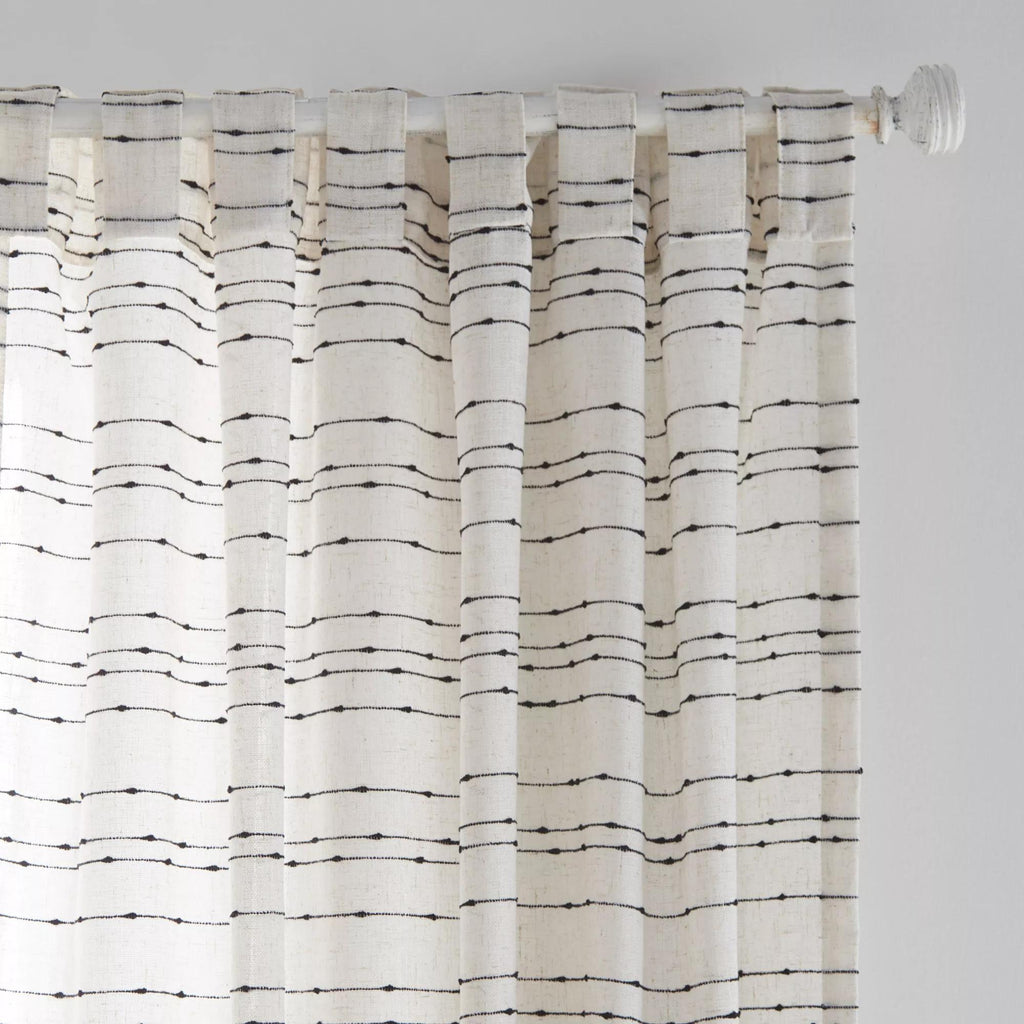 Jocas Back-Tab/Rod-Pocket Curtain