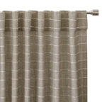 Saara Beige Back-Tab Curtain