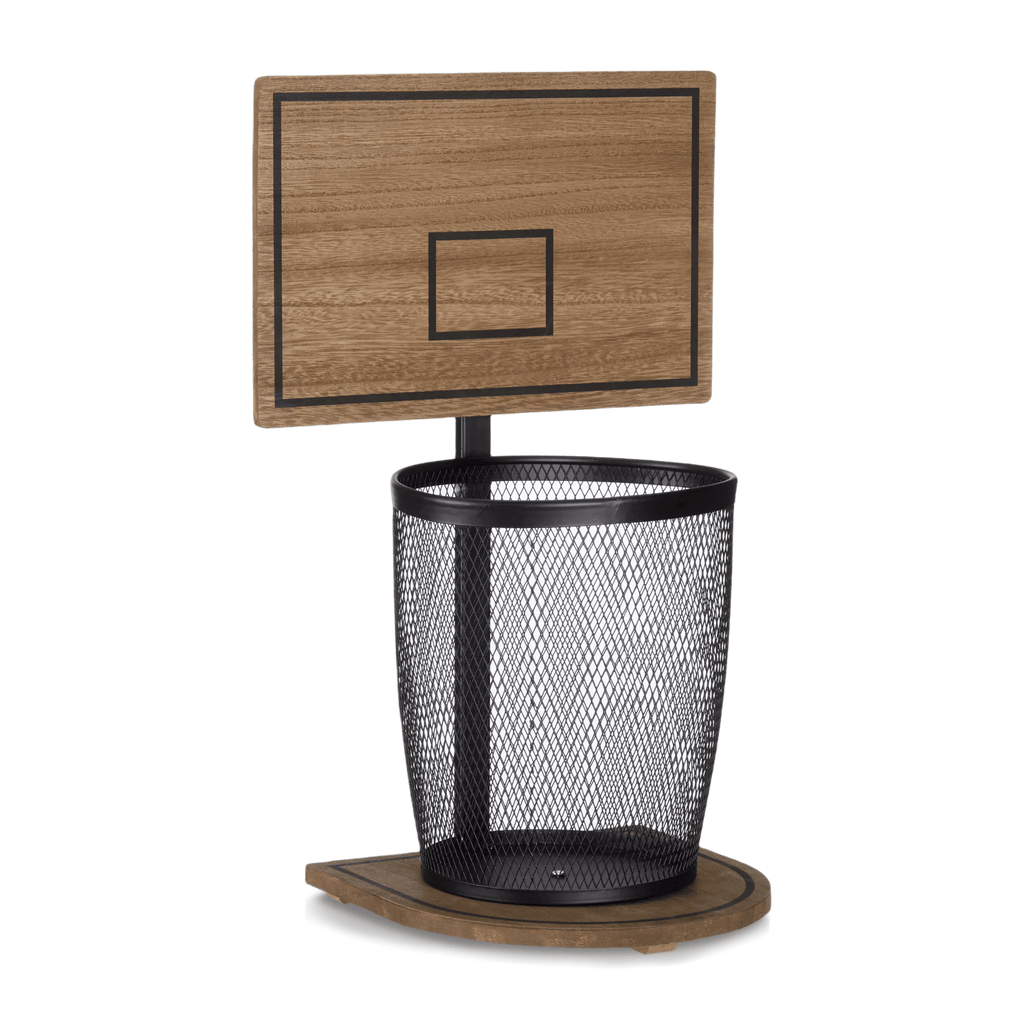 Basketball Hoop Garbage Bin