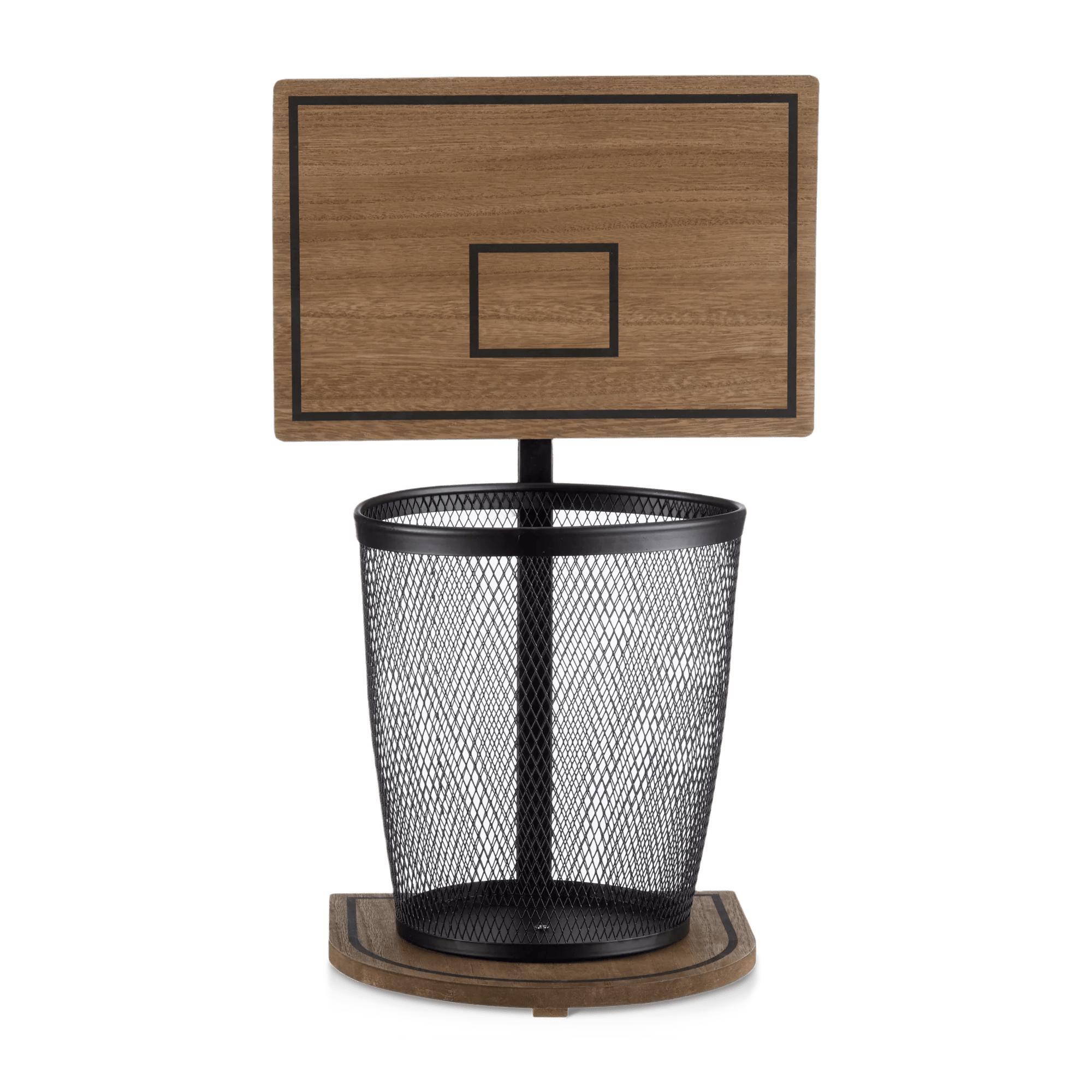 Basketball Hoop Garbage Bin