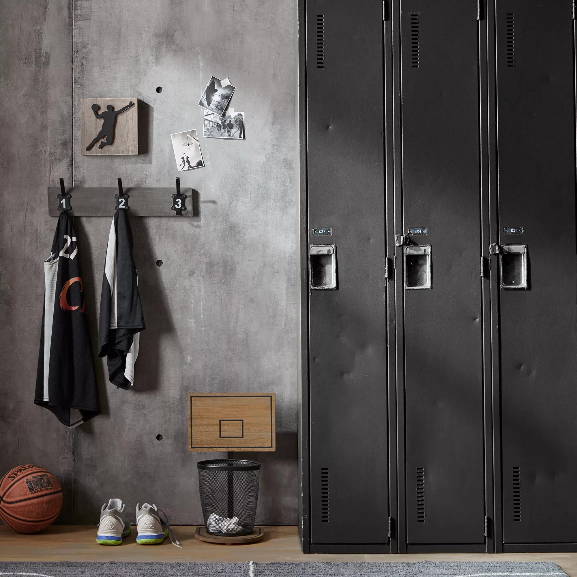 Basketball Hoop Garbage Bin