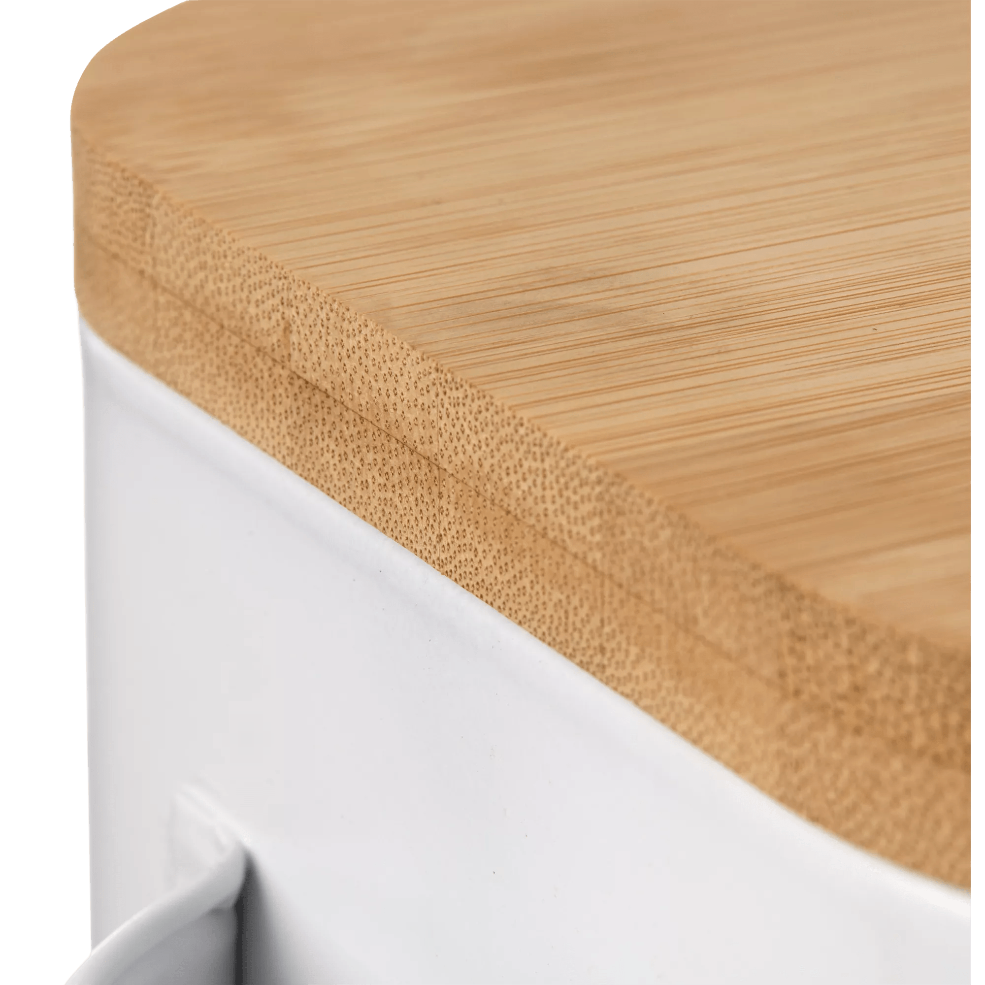 Metal Bread Box with Bamboo Lid