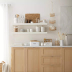 Metal Bread Box with Bamboo Lid