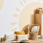 Anya Beige Tufted Rainbow Lumbar Throw Pillow