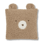 Emery Brown Teddy Throw Pillow