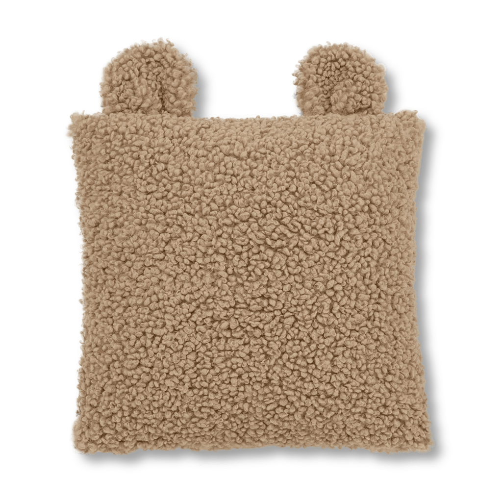 Emery Brown Teddy Throw Pillow