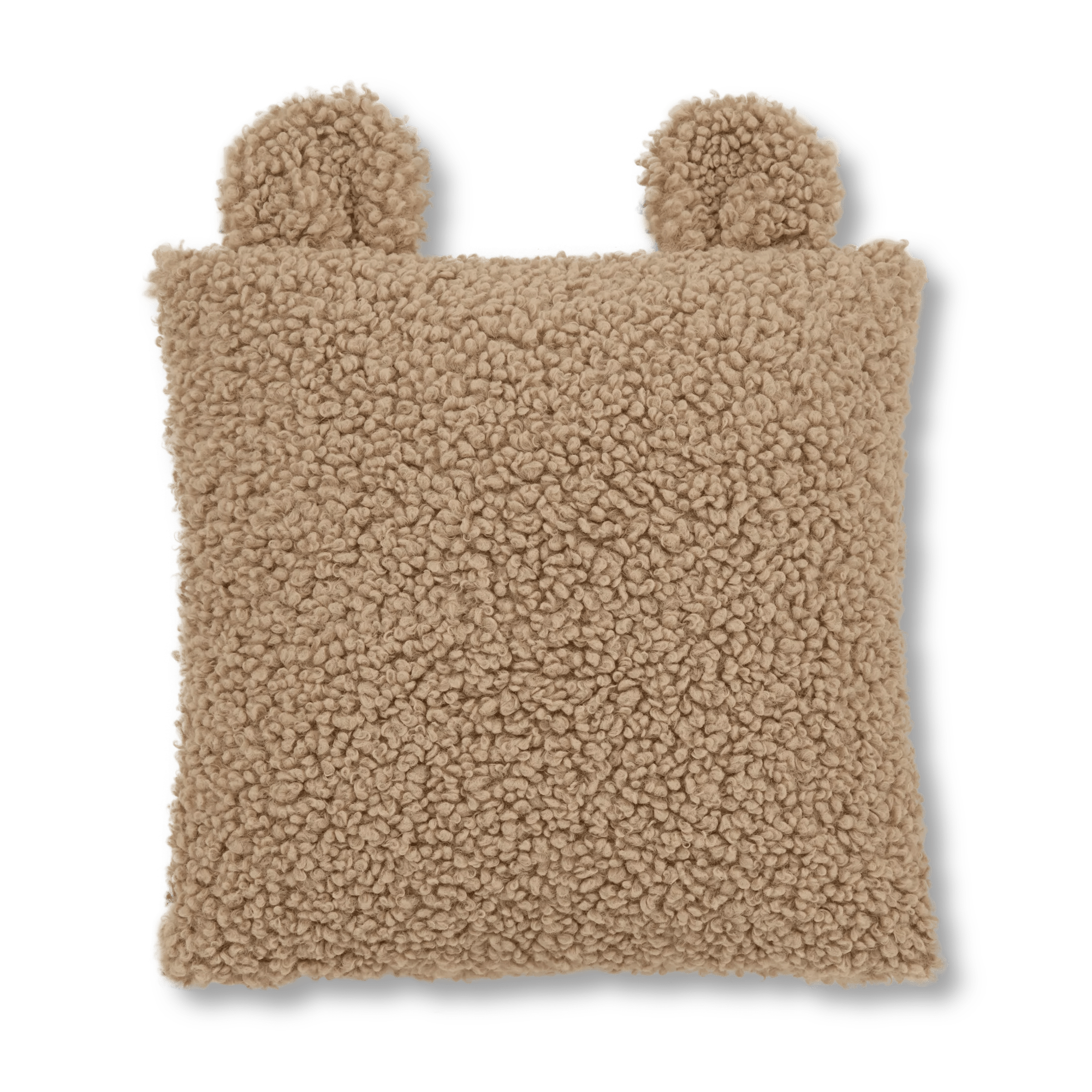 Emery Brown Teddy Throw Pillow