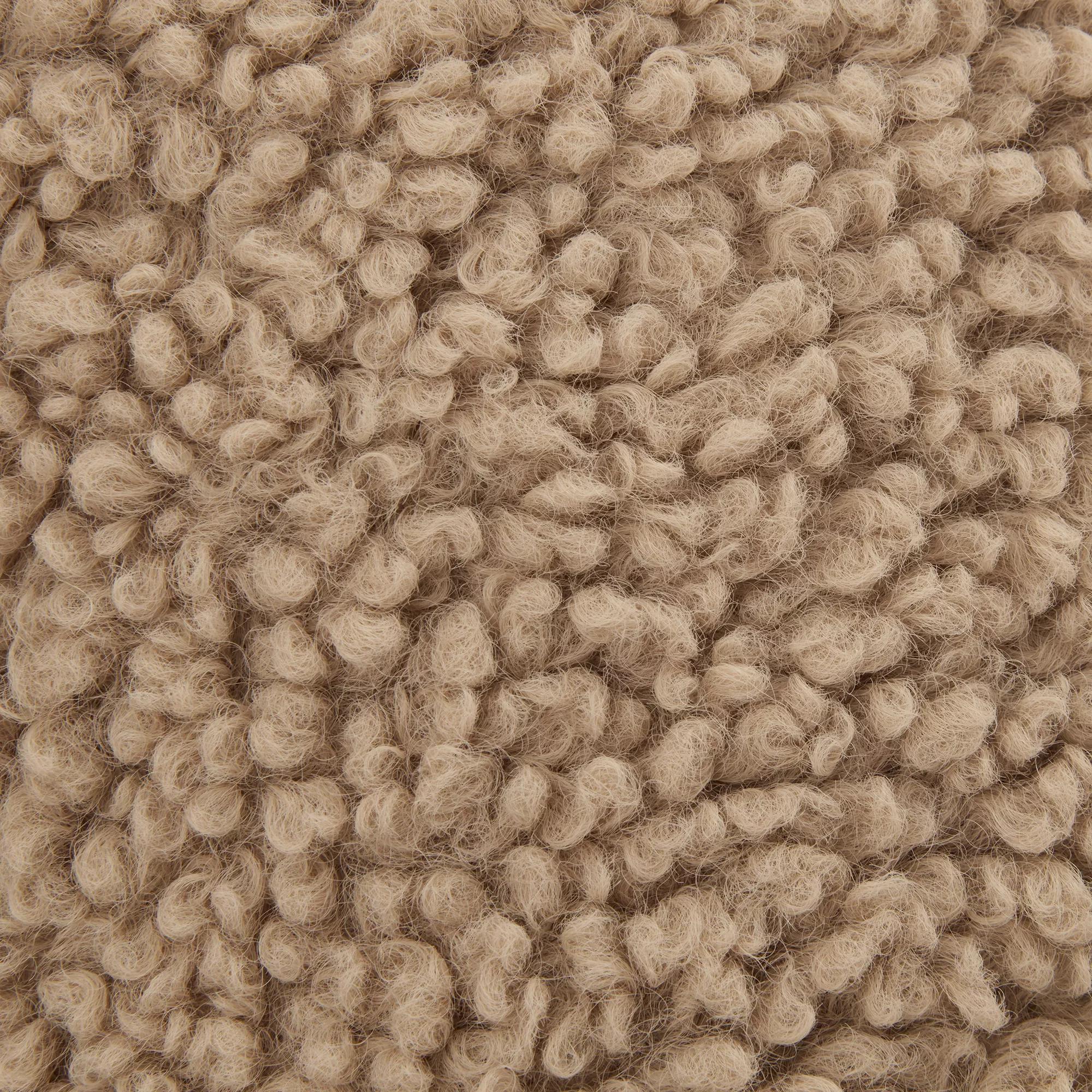 Emery Brown Teddy Throw Pillow