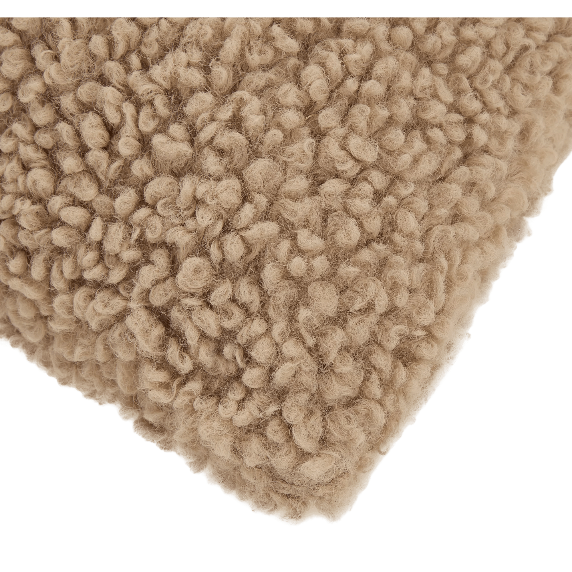 Emery Brown Teddy Throw Pillow