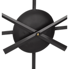 Black Metal Wall Clock