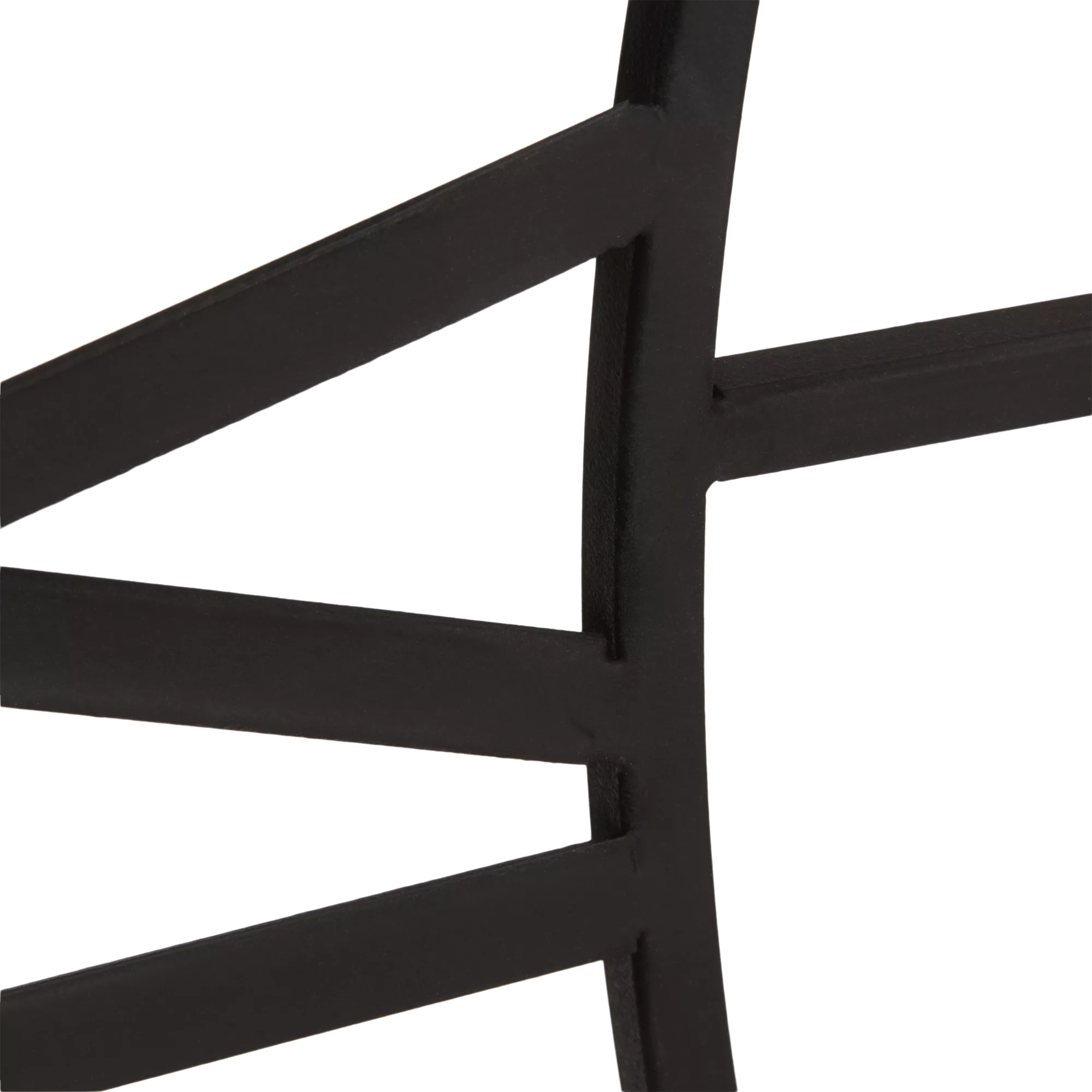 Black Metal Wall Clock