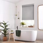 Light Grey Chita Cordless Blackout Roller Shade