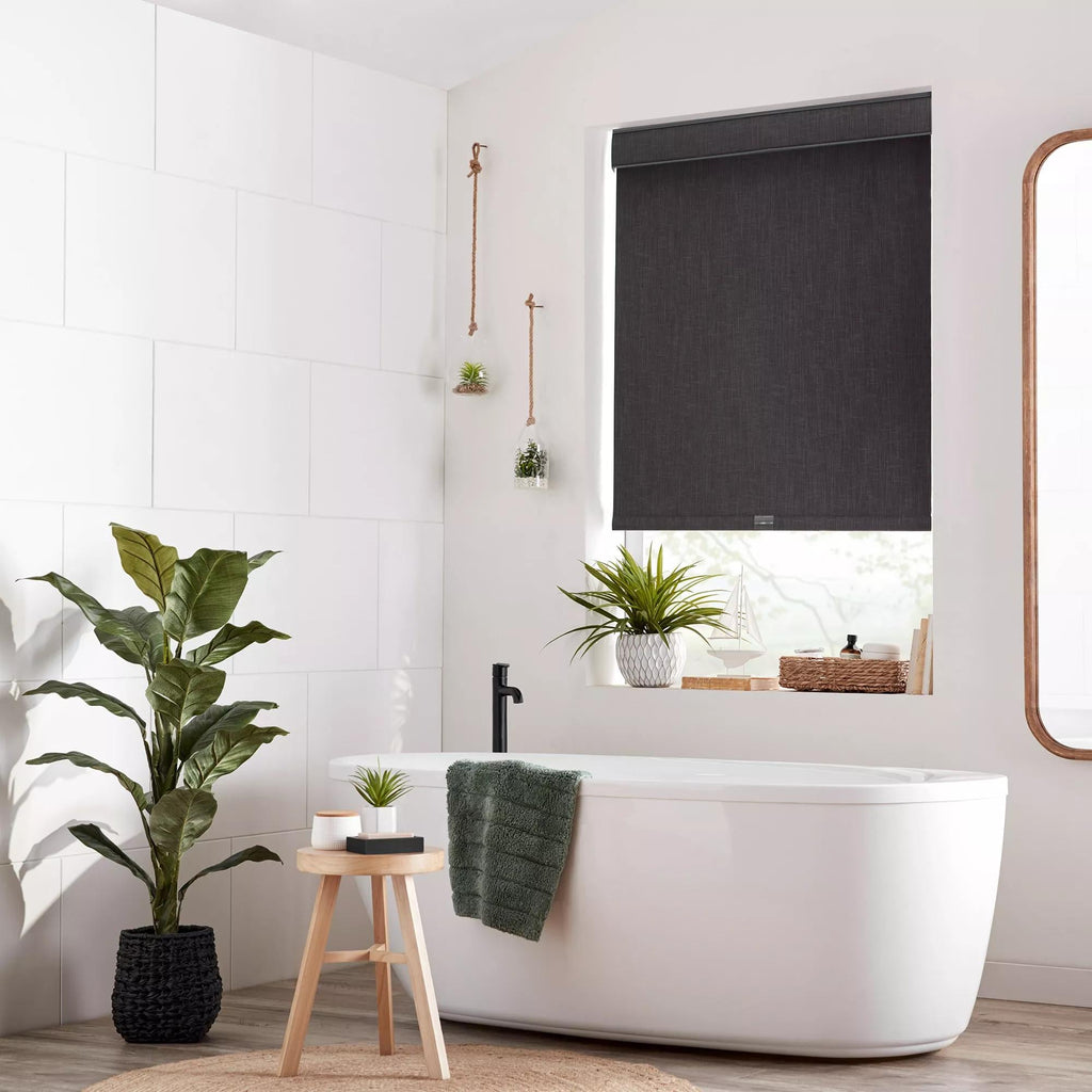 Charcoal Chita Cordless Blackout Roller Shade