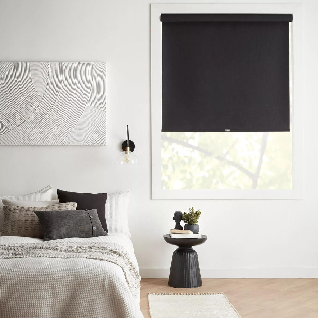 Black Chita Cordless Blackout Roller Shade