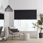 Black Chita Cordless Blackout Roller Shade