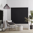 Black Chita Cordless Blackout Roller Shade