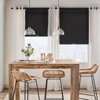 Black Chita Cordless Blackout Roller Shade