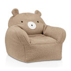 Sherpa Bear-Shaped Chair