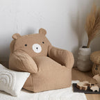 Sherpa Bear-Shaped Chair