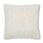 Off White Sheep Faux Fur Throw Pillow