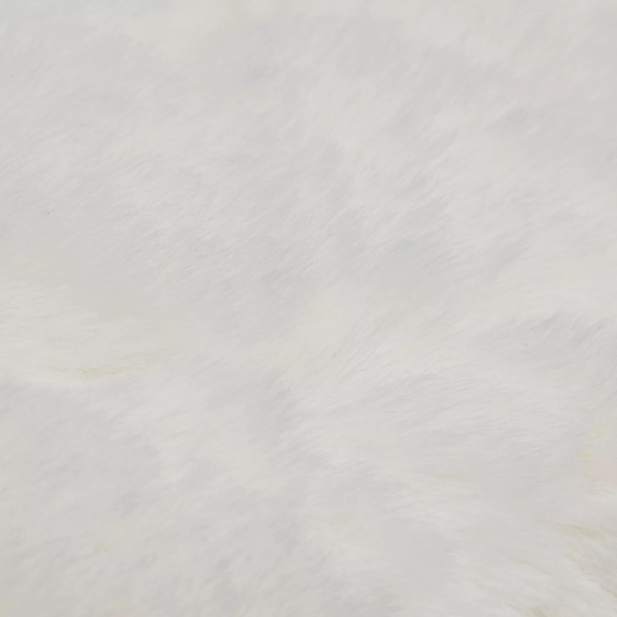 Off White Sheep Faux Fur Throw Pillow