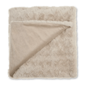 Oatmeal Sheep Faux Fur Throw