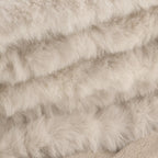 Oatmeal Sheep Faux Fur Throw