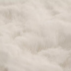 White Sheep Faux Fur Throw