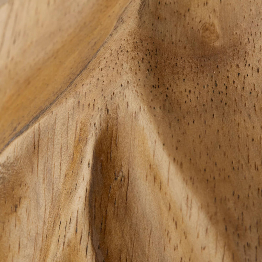 Carved Wood Table Lamp