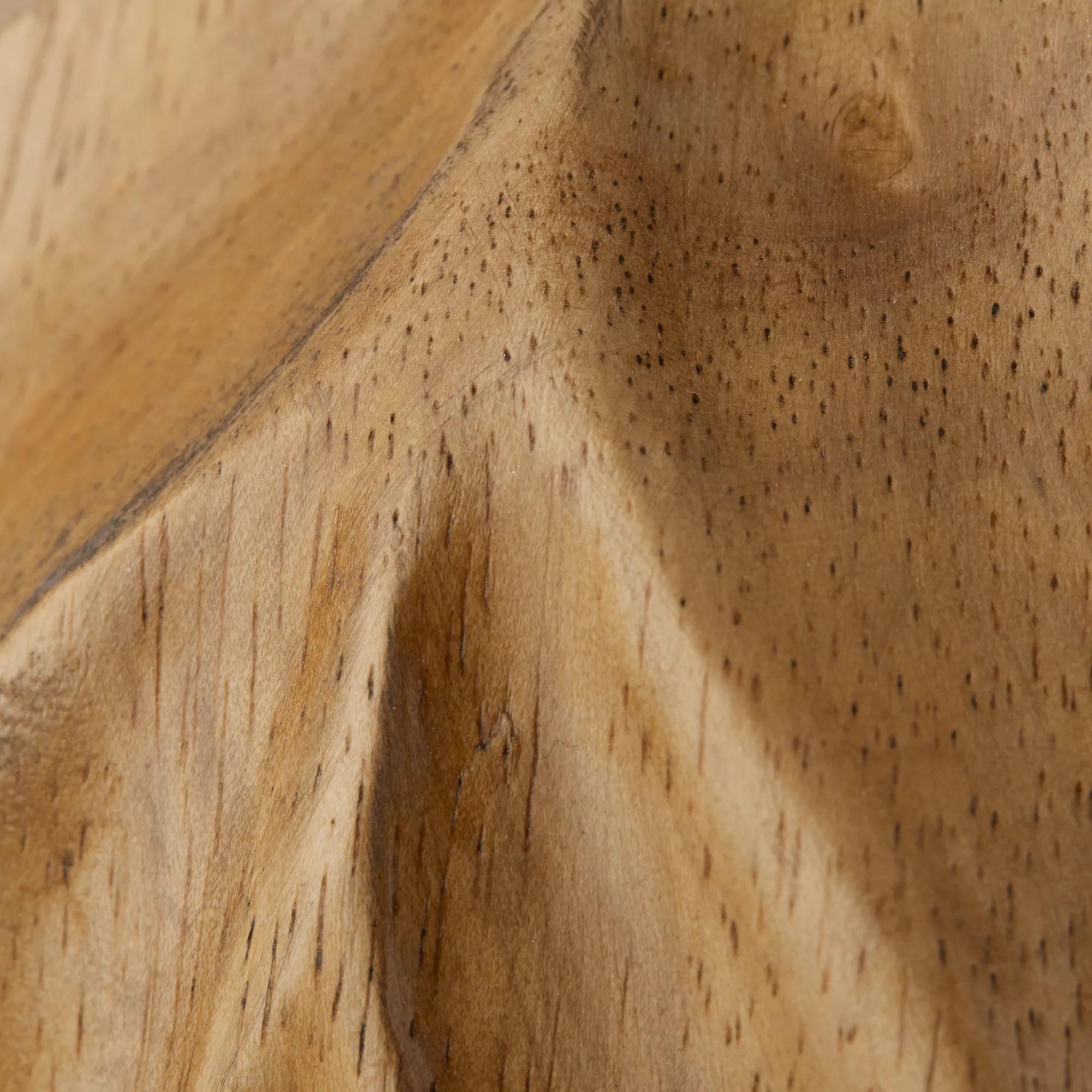 Carved Wood Table Lamp