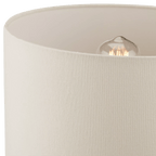 Carved Wood Table Lamp