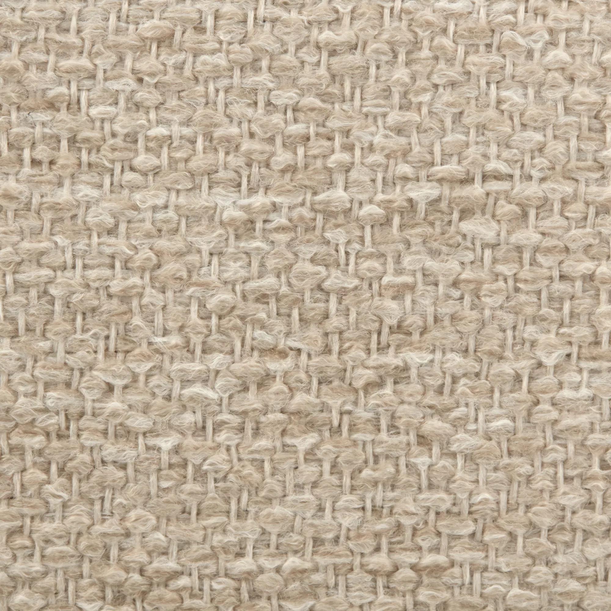 Fabric Storage Bench on Wooden Legs