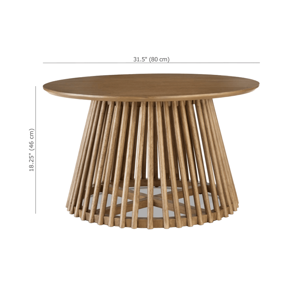 Mango Wood Openwork Coffee Table